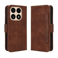 Xiaomi 15T Fodral Med Avtagbart Kortfack Brun