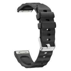 Klockarmband 18 mm Quick Release Wave Silikon Svart