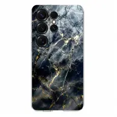 Samsung Galaxy S26 Ultra Skal Marmor TPU Svart