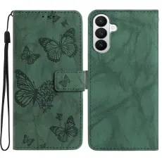 Samsung Galaxy S26 Fodral Fj&auml;ril Tryck Gr&ouml;n