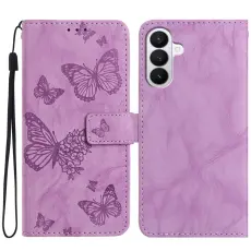 Samsung Galaxy S26 Fodral Fj&auml;ril Tryck Lila