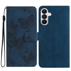 Samsung Galaxy S26 Fodral Fj&auml;ril Tryck Bl&aring;