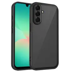 Samsung Galaxy S26 Skal Hybrid Transparent / Svart