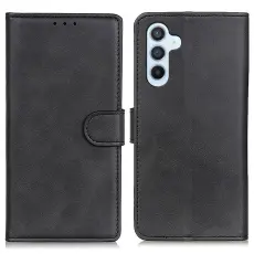 Samsung Galaxy A37 5G Pl&aring;nboksfodral L&auml;der Svart