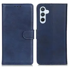 Samsung Galaxy A37 5G Pl&aring;nboksfodral L&auml;der Bl&aring;