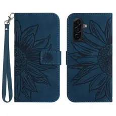 Samsung Galaxy A57 5G Fodral Solros Tryck Bl&aring;