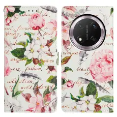 Honor Magic7 Lite Fodral Med Tryck Blommor