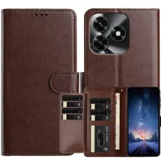 Honor X5c Plus Fodral Multifunktionellt Brun