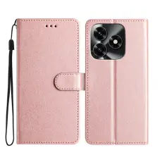 Honor X5c Plus Fodral L&auml;der Ros&eacute;guld