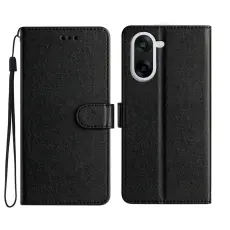 OnePlus Nord CE5 Fodral L&auml;der Svart