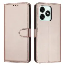 Honor X5c Plus Pl&aring;nboksfodral L&auml;der Ros&eacute;guld