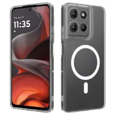 Motorola Moto G15/G15 Power Skal MagSafe Hybrid Transparent