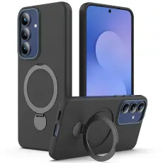 Samsung Galaxy A56 5G Skal MagSafe Kickstand Hybrid Svart