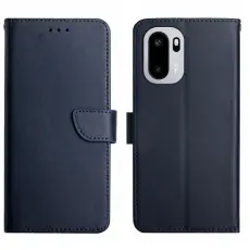 OnePlus 15R Fodral &Auml;kta L&auml;der Bl&aring;