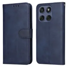 Motorola Edge 60 / 60 Pro / 60 Fusion Fodral L&auml;der Bl&aring;