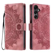 Samsung Galaxy A27 Fodral Mandala L&auml;der Rosa