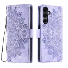 Samsung Galaxy A27 Fodral Mandala L&auml;der Lila