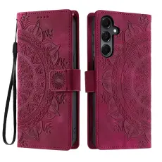 Samsung Galaxy A27 Fodral Mandala L&auml;der Rosa