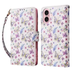 iPhone 17 Fodral RFID L&auml;der Fj&auml;rilar / Blommor