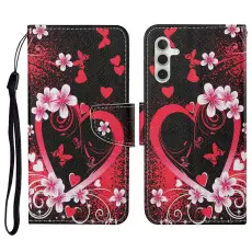 Samsung Galaxy S26 Fodral Med Tryck R&ouml;tt Hj&auml;rta