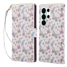 Samsung Galaxy S26 Ultra Fodral RFID L&auml;der Fj&auml;rilar / Blommor