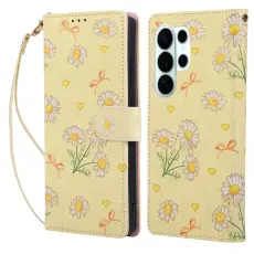 Samsung Galaxy S26 Ultra Fodral RFID L&auml;der Yellow Daisy