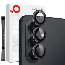 NORTHJO Samsung Galaxy S26 Linsskydd H&auml;rdat Glas Svart