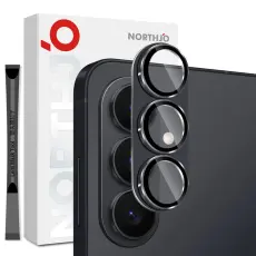 NORTHJO Samsung Galaxy S26 Linsskydd H&auml;rdat Glas Svart