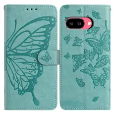 Google Pixel 10a Fodral Med Fj&auml;ril Tryck Gr&ouml;n