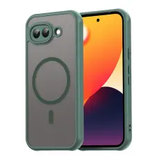 Google Pixel 10a Skal MagSafe Hybrid Gr&ouml;n