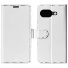 Google Pixel 10a Fodral Crazy Horse L&auml;der Vit