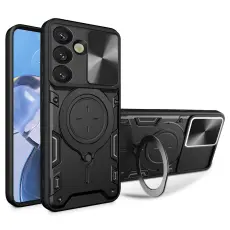Samsung Galaxy S26 Skal CamShield Kickstand Hybrid Svart