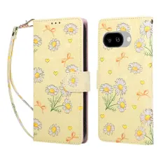 Google Pixel 10a Fodral RFID L&auml;der Yellow Daisy