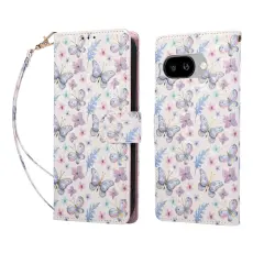 Google Pixel 10a Fodral RFID L&auml;der Fj&auml;rilar / Blommor