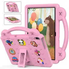 Lenovo Tab M10/Huwei MediaPad T5 10.1 Skal EVA F&ouml;r Barn Rosa