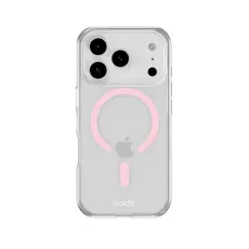 holdit iPhone 17 Pro MagSafe Mobilskal Pink/Transparent