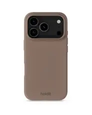 holdit iPhone 17 Pro Mobilskal Silikon Mocha Brown