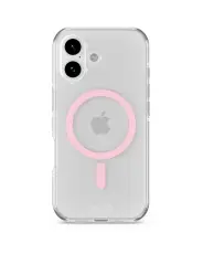holdit iPhone 17 MagSafe Mobilskal Pink/Transparent
