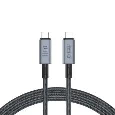Tech-Protect 2 m 240W PD 8K USB-C/USB-C Kabel UltraBoost Grå
