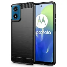 Tech-Protect Motorola Moto G24/G04 Skal TPU Carbon Svart