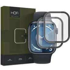 HOFI Apple Watch 45 mm 2-PACK Skärmskydd Pro+ Hybrid Glas