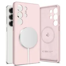 Tech-Protect Galaxy S25 Ultra Skal MagSafe Liquid Silicone Pink Pearl