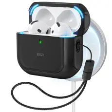 ESR AirPods 4 Skal MagSafe Orbit HaloLock Svart
