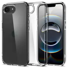 Spigen iPhone 17e / 16e Skal Ultra Hybrid Crystal Clear