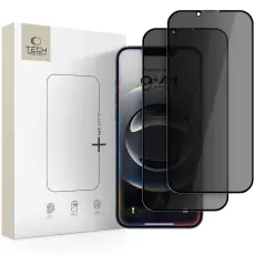 Tech-Protect iPhone 16e/14/13/13 Pro 2-PACK Skärmskydd Privacy