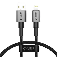 Tech-Protect 0.25m 12W/2.4A Lightning Kabel UltraBoost Iron Grey