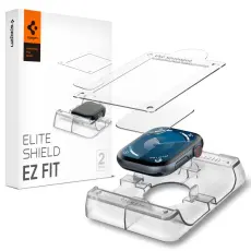Spigen Apple Watch 11 / 10 42 mm 2-PACK Sk&auml;rmskydd "Ez Fit" Elite Shield