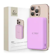 Tech-Protect 20000 mAh MagSafe Powerbank LifeMag Lila