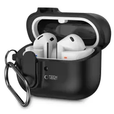 Tech-Protect Galaxy Buds 3/3 Pro Skal Slim Hook Svart