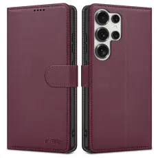 Tech-Protect Samsung Galaxy S25 Ultra Fodral Läder Mulberry